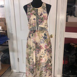 ASTR Floral Casual Maxi Dress